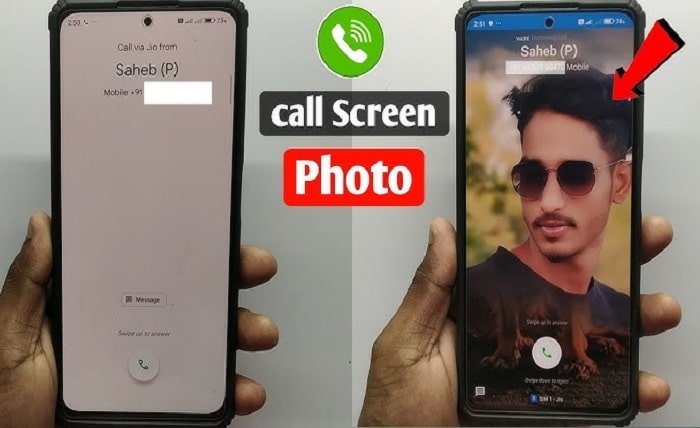 Call Screen Par Photo Kaise Lagaye